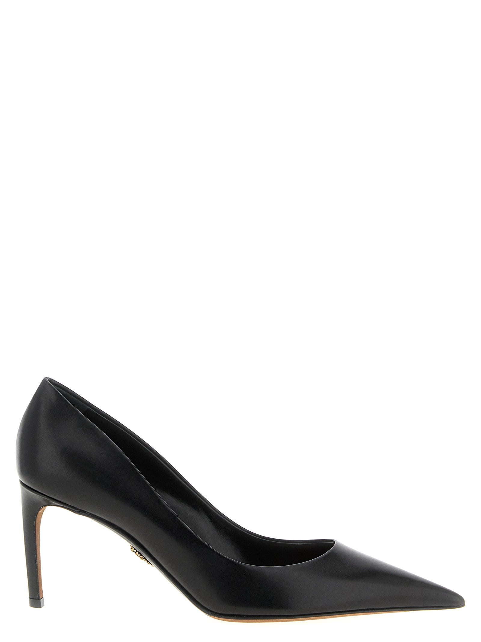 Dolce & Gabbana Black Calfskin High Heel Pumps Curated Luxury Accessories by Orvyn