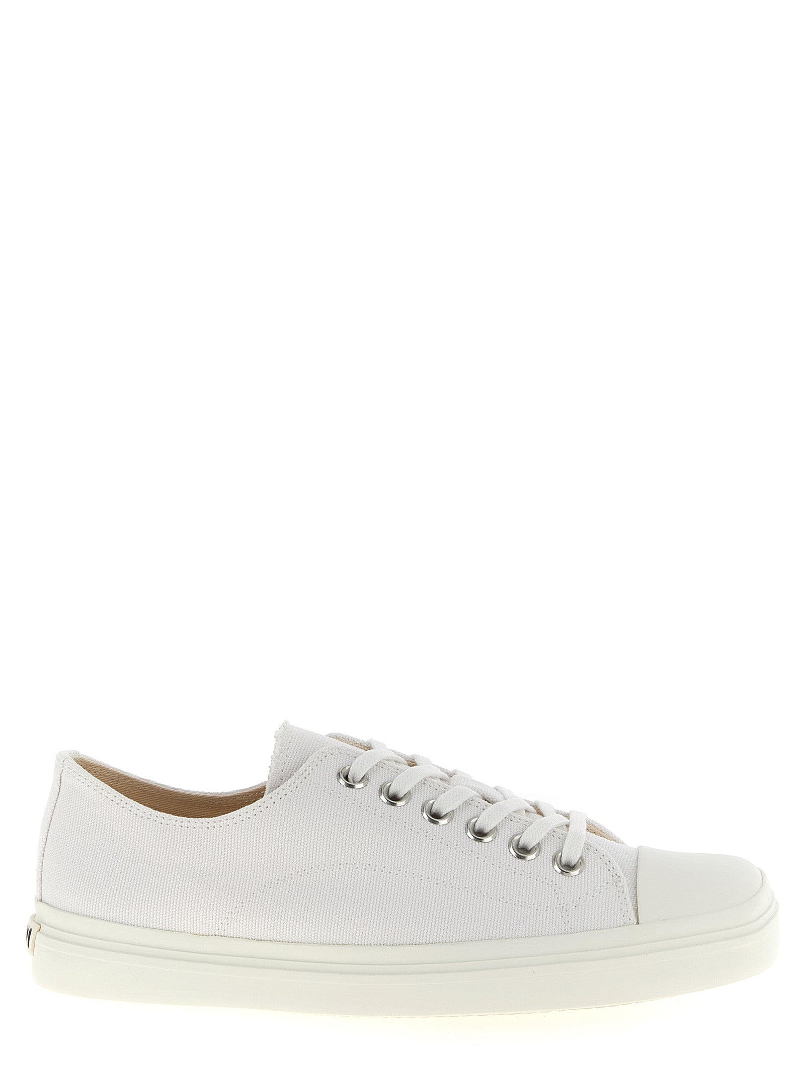 Moschino White Cotton Low Top Sneakers Curated Luxury Accessories by Orvyn
