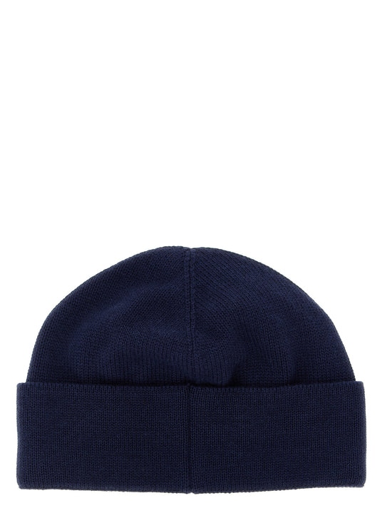 Valentino Garavani Blue Cotton Beanie Curated Luxury Accessories by Orvyn