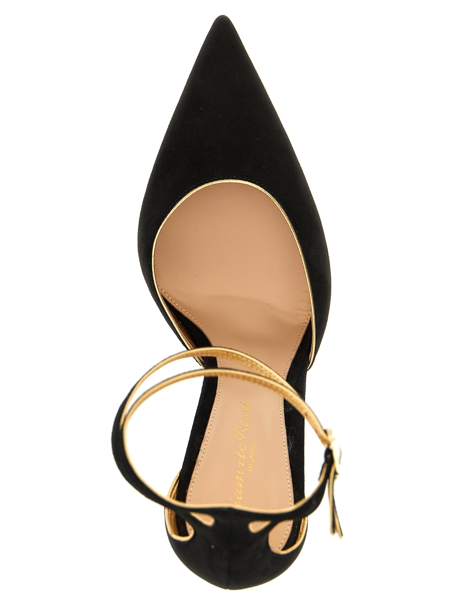 Gianvito Rossi Black Suede Leather High Heel Pumps Curated Luxury Accessories by Orvyn