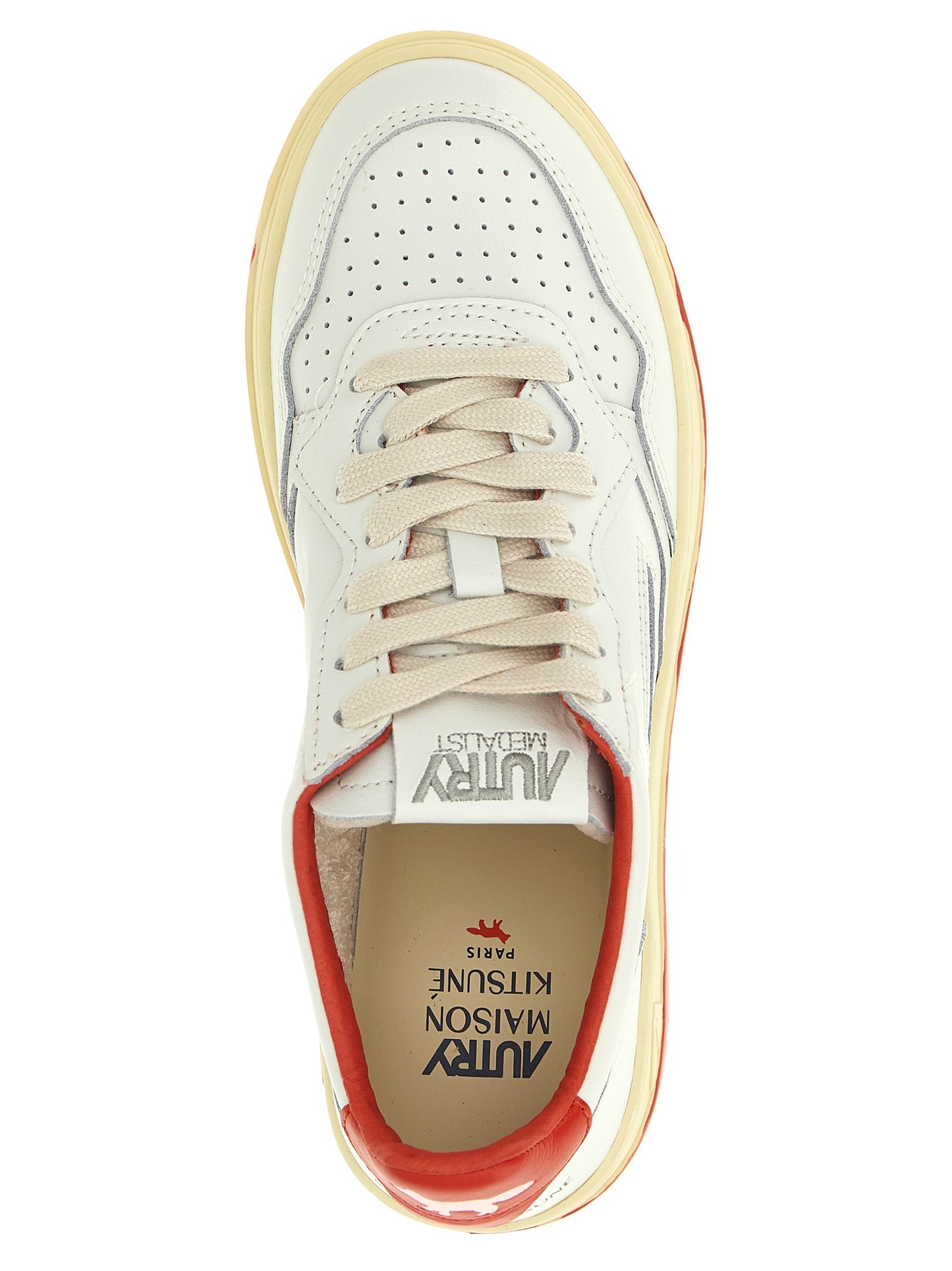 Autry Multicolor Goatskin Low Top Sneakers Curated Luxury Accessories by Orvyn