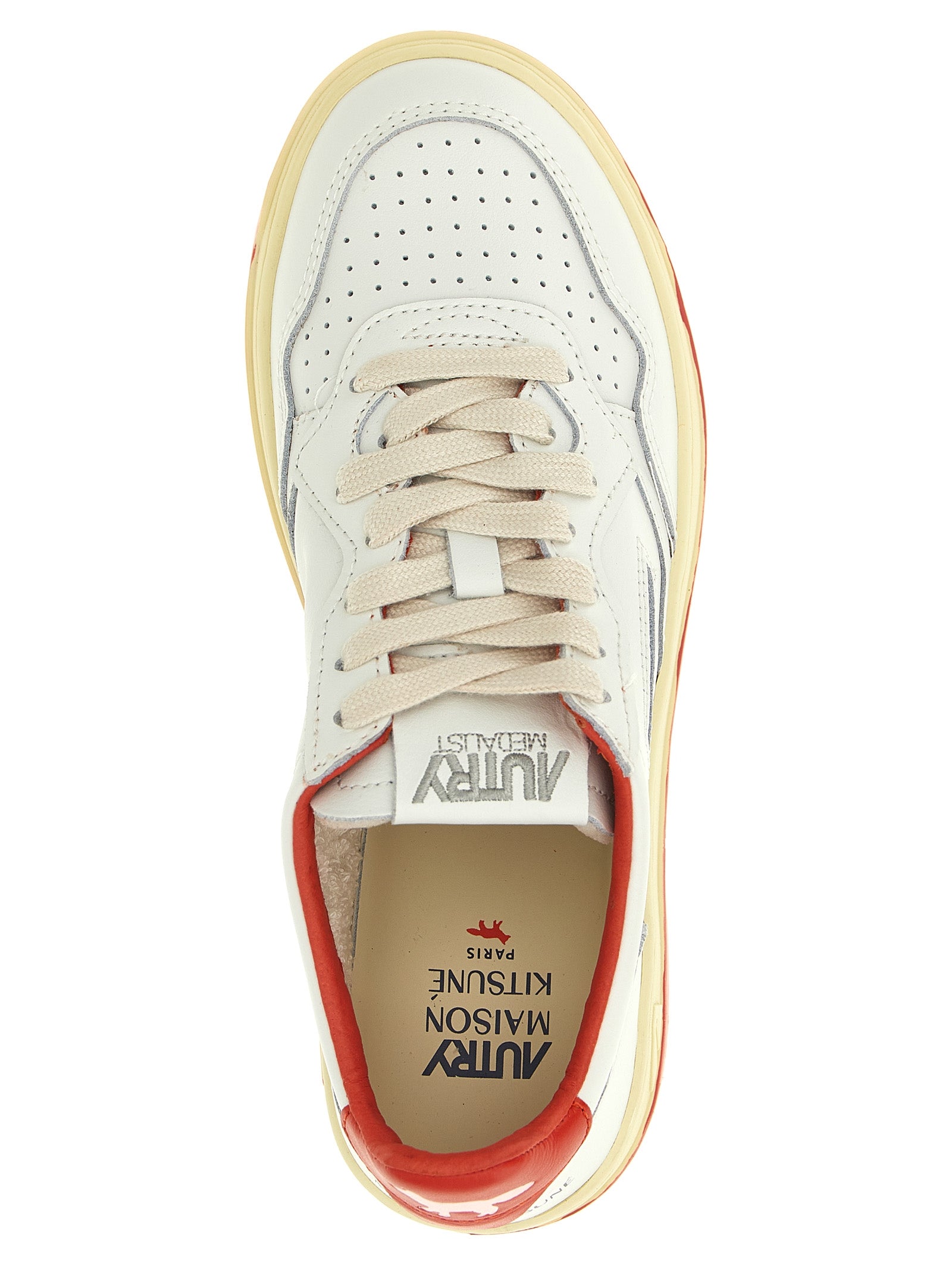 Autry Multicolor Goatskin Low Top Sneakers Curated Luxury Accessories by Orvyn