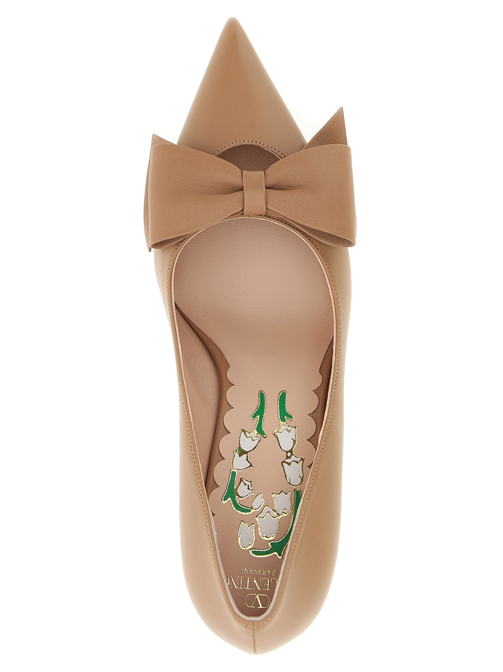 Valentino Garavani Multicolor Calfskin Mid Heel Pumps Curated Luxury Accessories by Orvyn