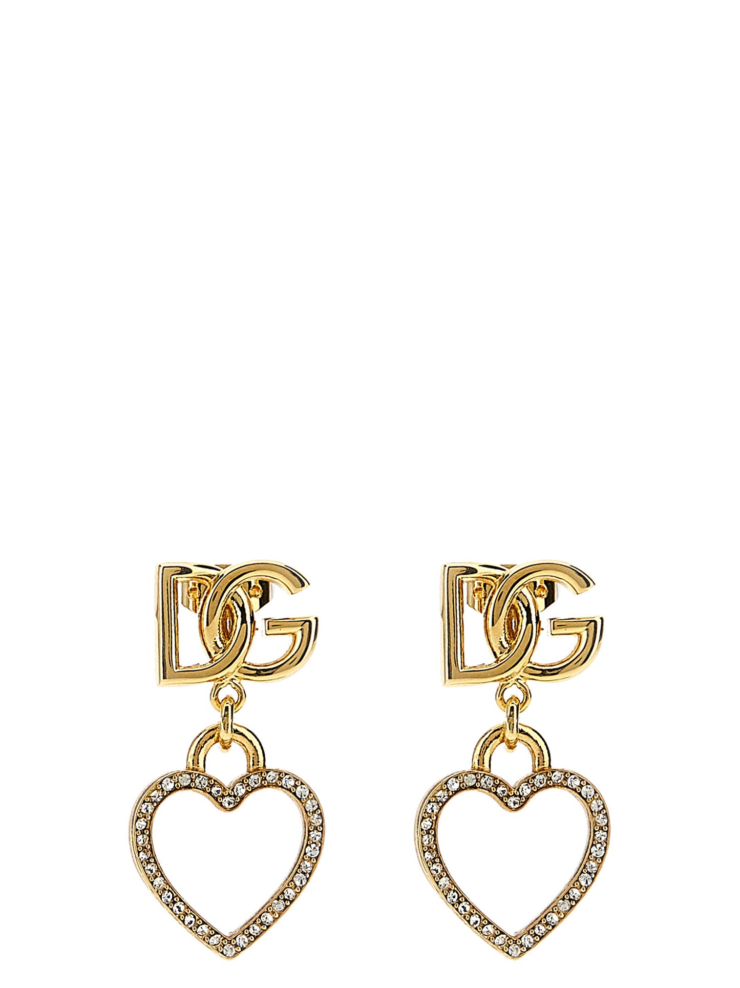 Dolce & Gabbana Gold Brass Earrings Curated Luxury Accessories by Orvyn