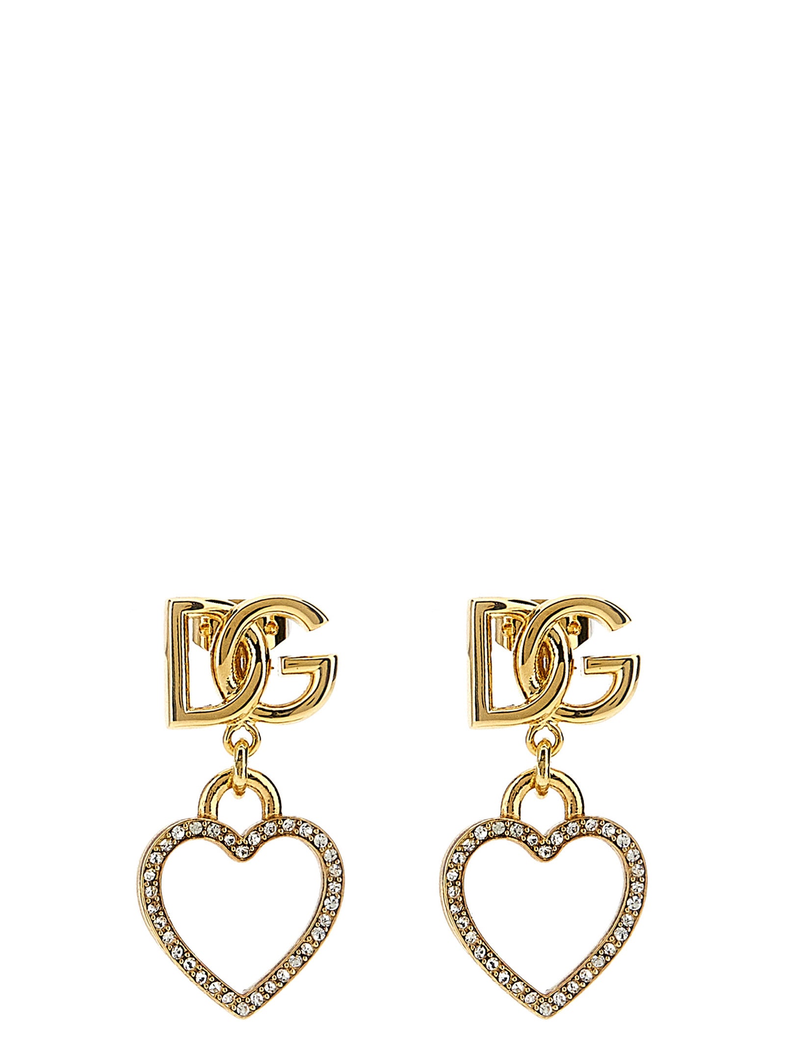 Dolce & Gabbana Gold Brass Earrings Curated Luxury Accessories by Orvyn