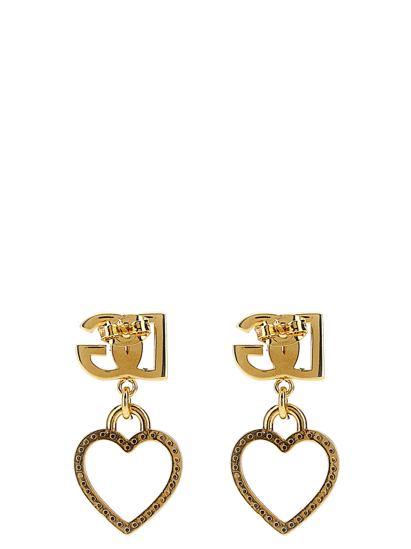Dolce & Gabbana Gold Brass Earrings Curated Luxury Accessories by Orvyn