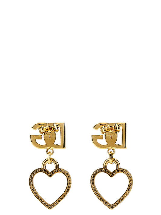 Dolce & Gabbana Gold Brass Earrings Curated Luxury Accessories by Orvyn