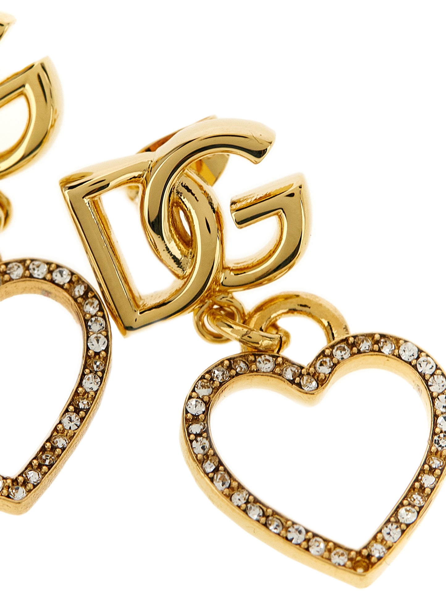 Dolce & Gabbana Gold Brass Earrings Curated Luxury Accessories by Orvyn