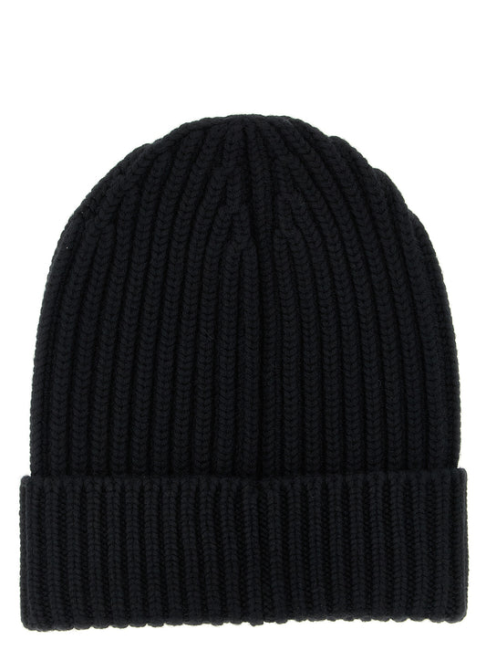 Dolce & Gabbana Black Wool Beanie schwarz
