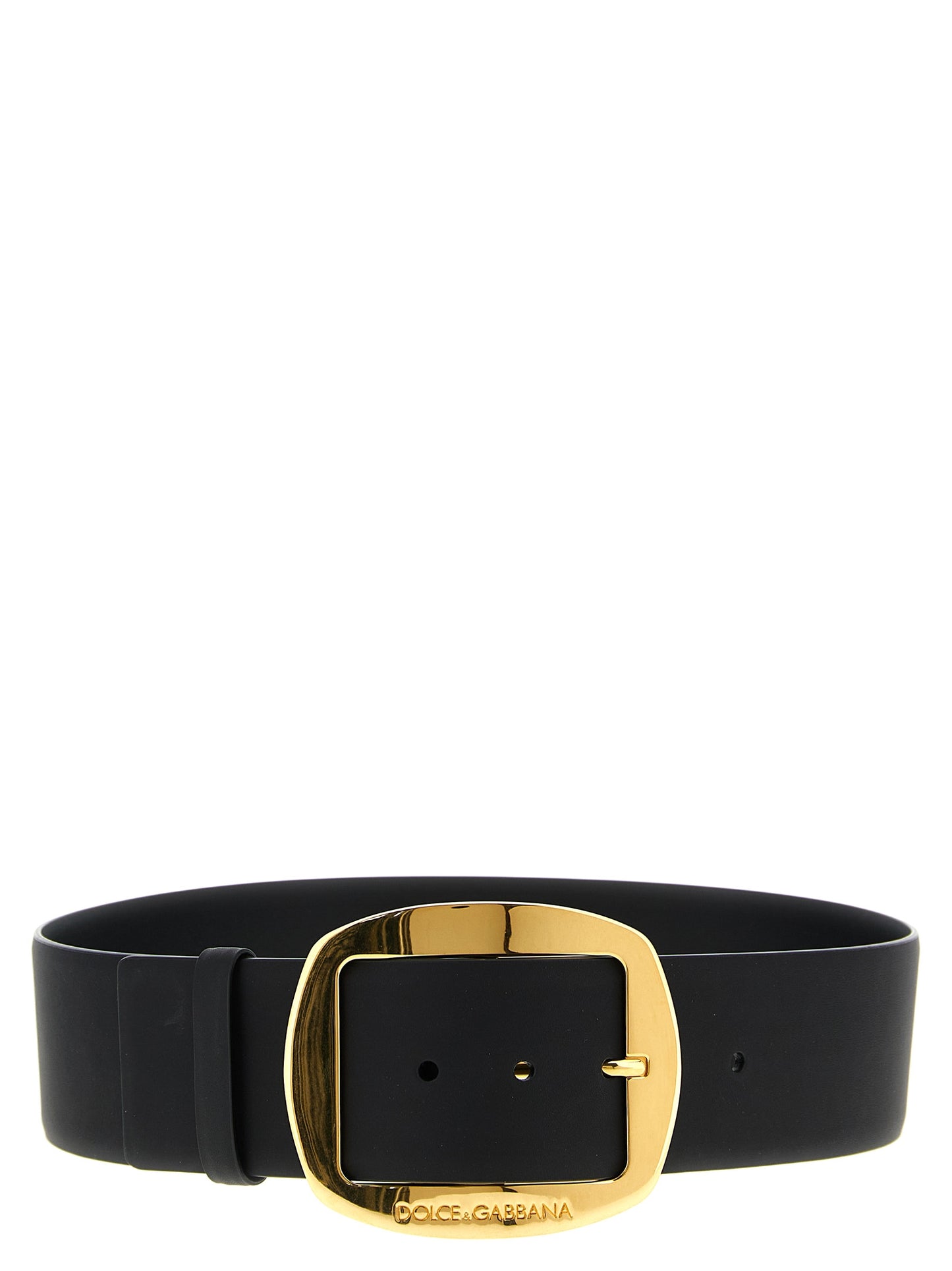 Dolce & Gabbana Black Calfskin Regular Belt Curated Luxury Accessories by Orvyn