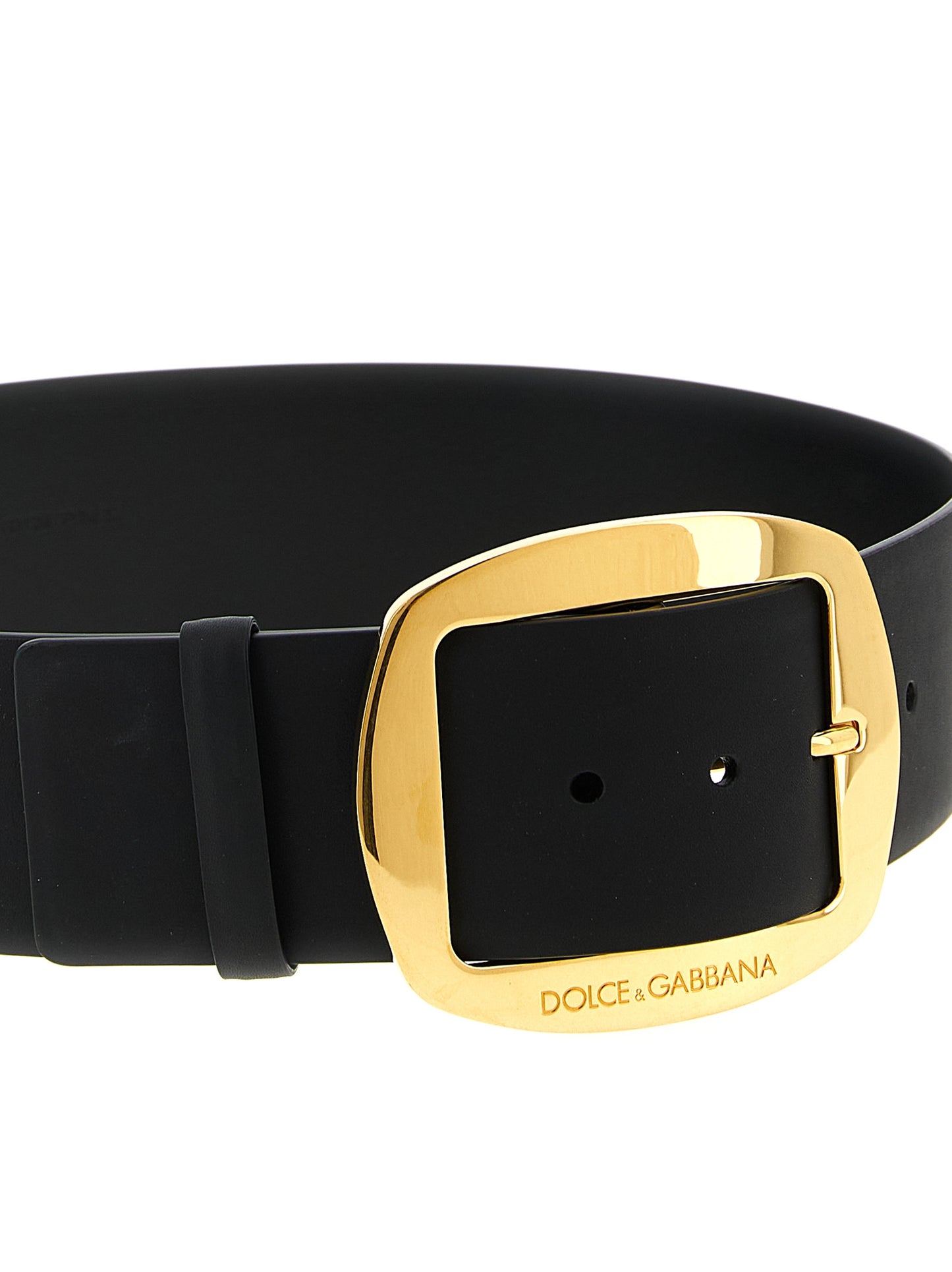 Dolce & Gabbana Black Calfskin Regular Belt Curated Luxury Accessories by Orvyn