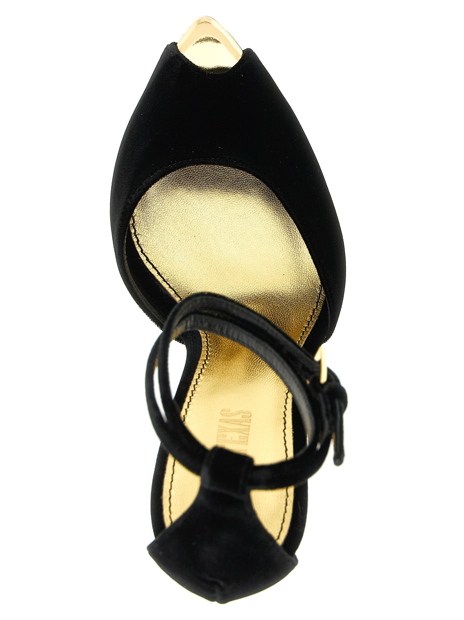 Paris Texas Black Viscose Stiletto Heel Sandals Curated Luxury Accessories by Orvyn