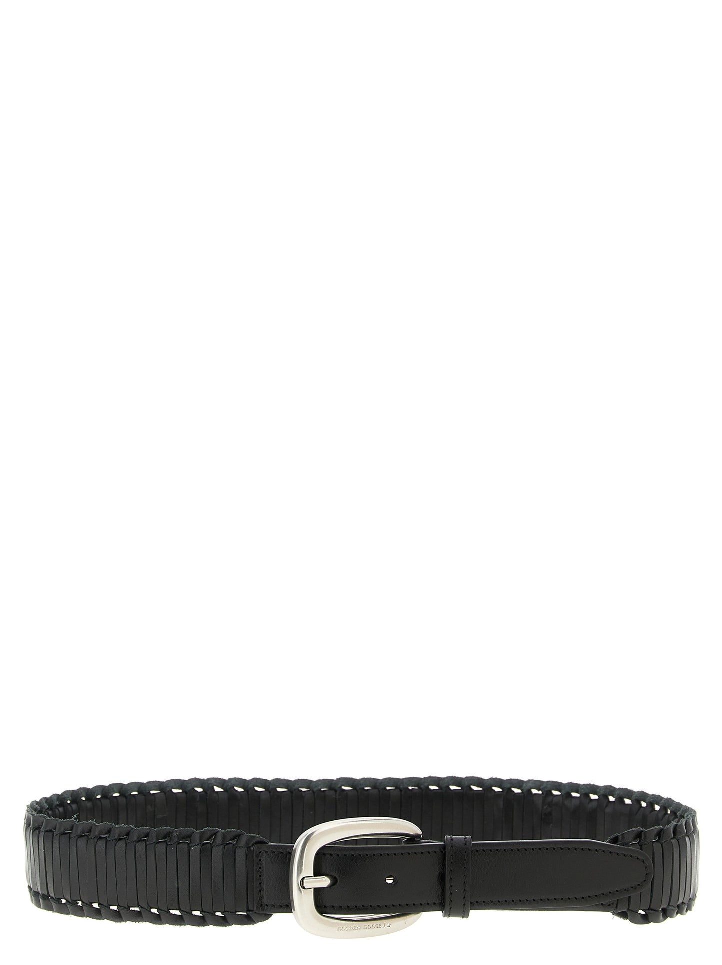 Golden Goose Black Cowhide Regular Belt Curated Luxury Accessories by Orvyn