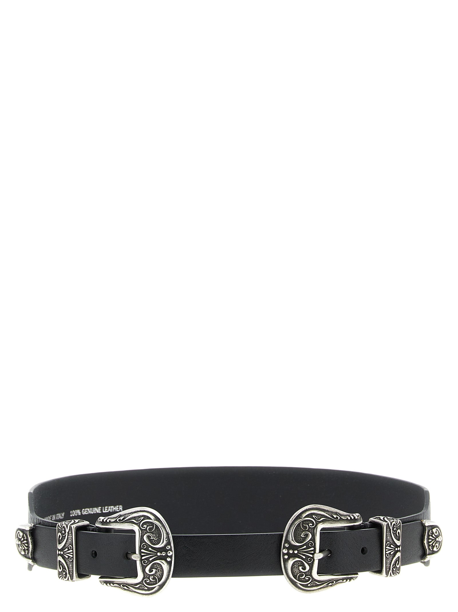 Golden Goose Black Cowhide Regular Belt Curated Luxury Accessories by Orvyn