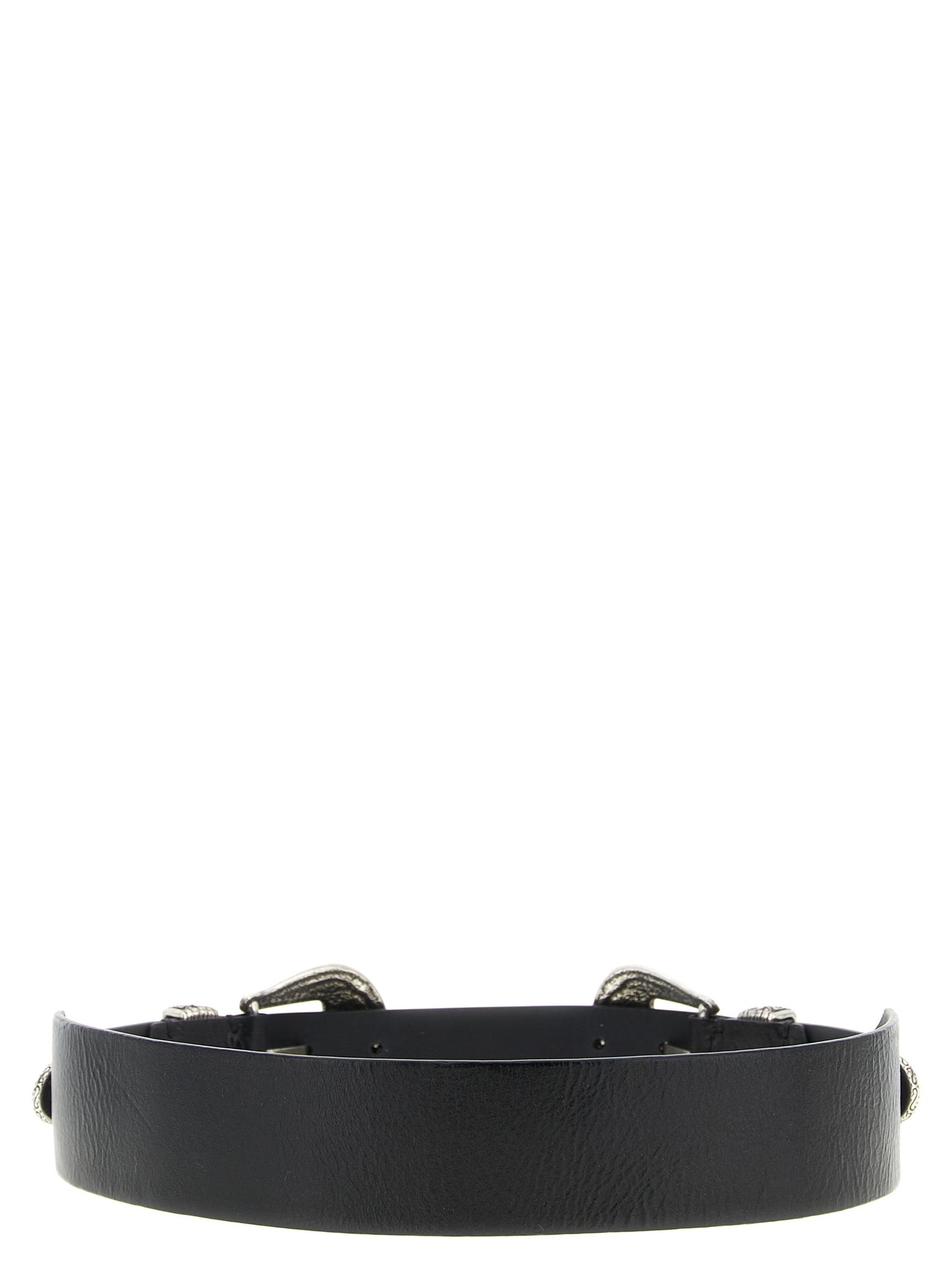 Golden Goose Black Cowhide Regular Belt Curated Luxury Accessories by Orvyn