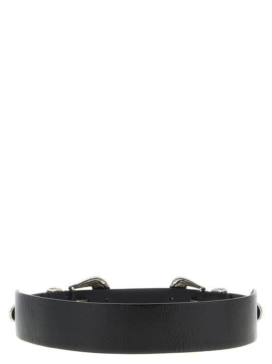 Golden Goose Black Cowhide Regular Belt Curated Luxury Accessories by Orvyn