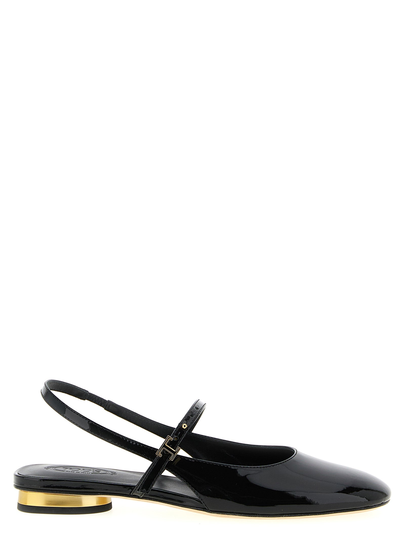 Tod's Black Calfskin Ballet Flats Curated Luxury Accessories by Orvyn