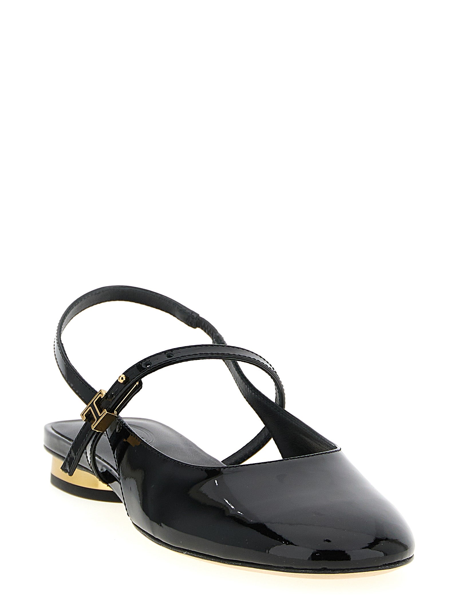 Tod's Black Calfskin Ballet Flats Curated Luxury Accessories by Orvyn