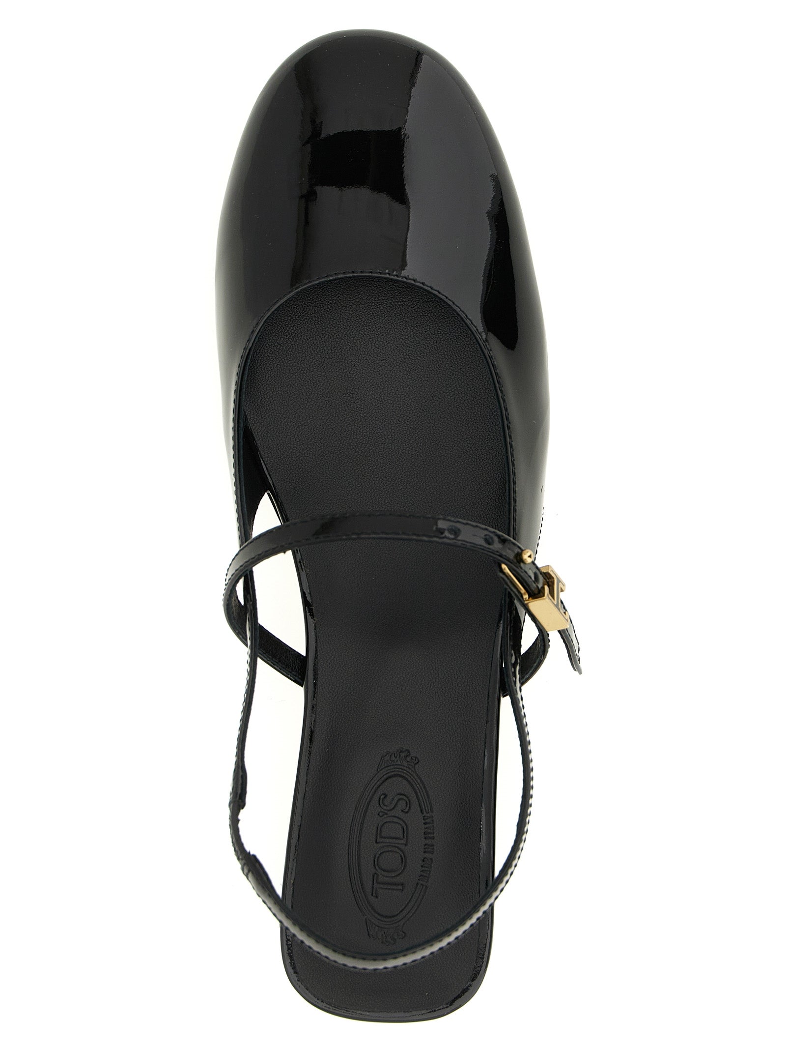 Tod's Black Calfskin Ballet Flats Curated Luxury Accessories by Orvyn