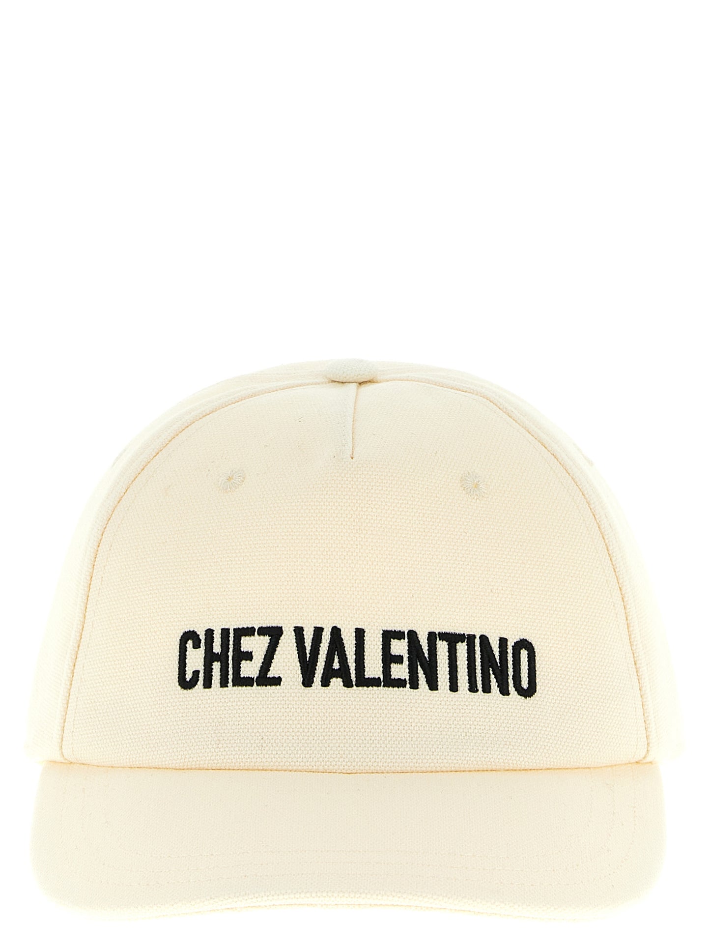 Valentino Garavani Beige Cotton Cap (Baseball Hat) Curated Luxury Accessories by Orvyn
