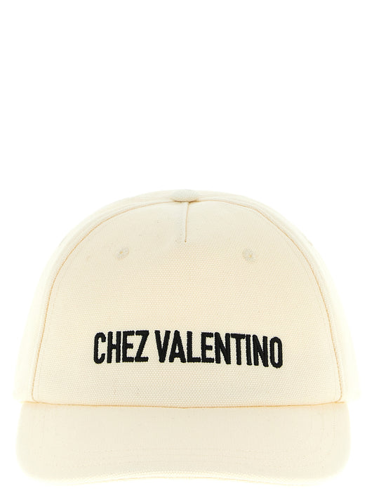 Valentino Garavani Beige Cotton Cap (Baseball Hat) Curated Luxury Accessories by Orvyn