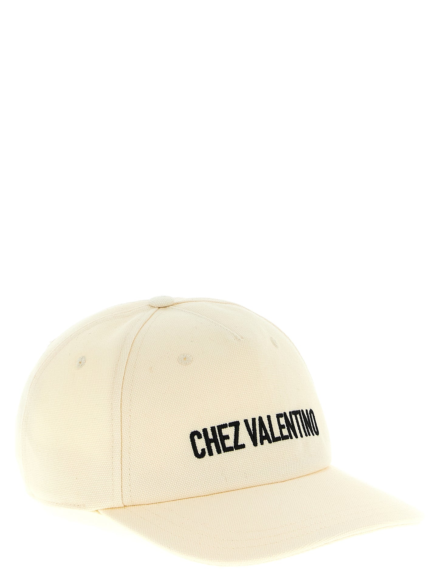 Valentino Garavani Beige Cotton Cap (Baseball Hat) Curated Luxury Accessories by Orvyn