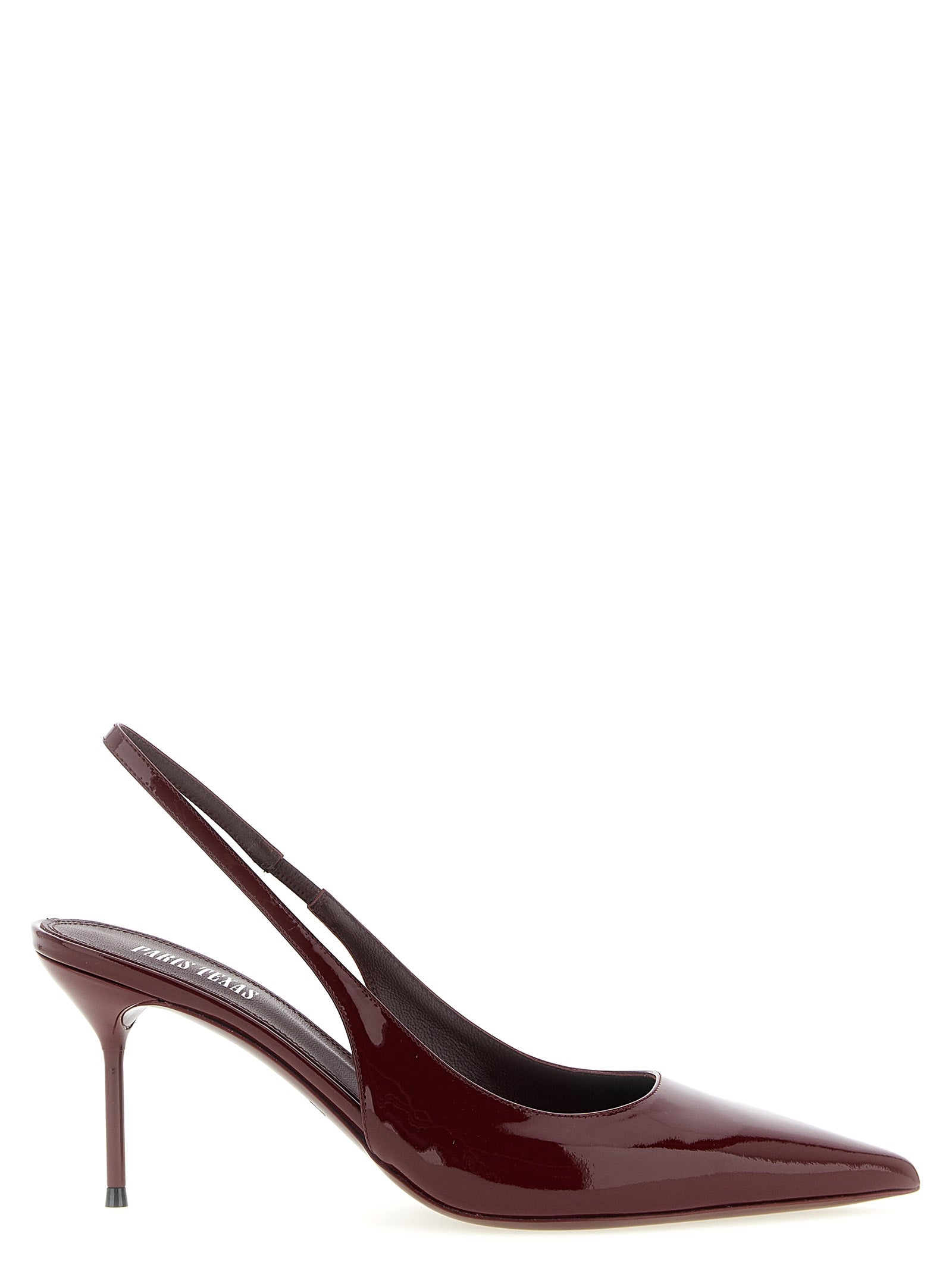 Paris Texas Bordeaux Calfskin Mid Heel Pumps Curated Luxury Accessories by Orvyn