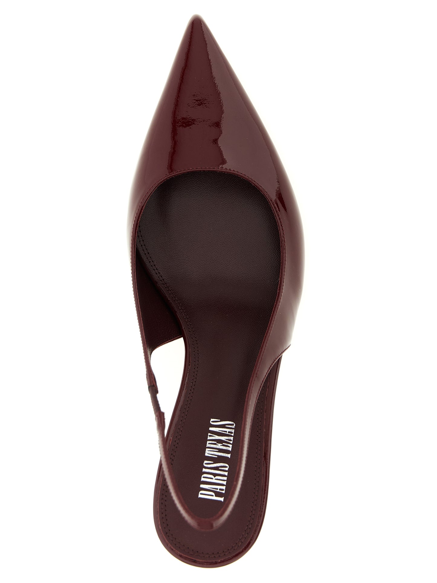 Paris Texas Bordeaux Calfskin Mid Heel Pumps Curated Luxury Accessories by Orvyn