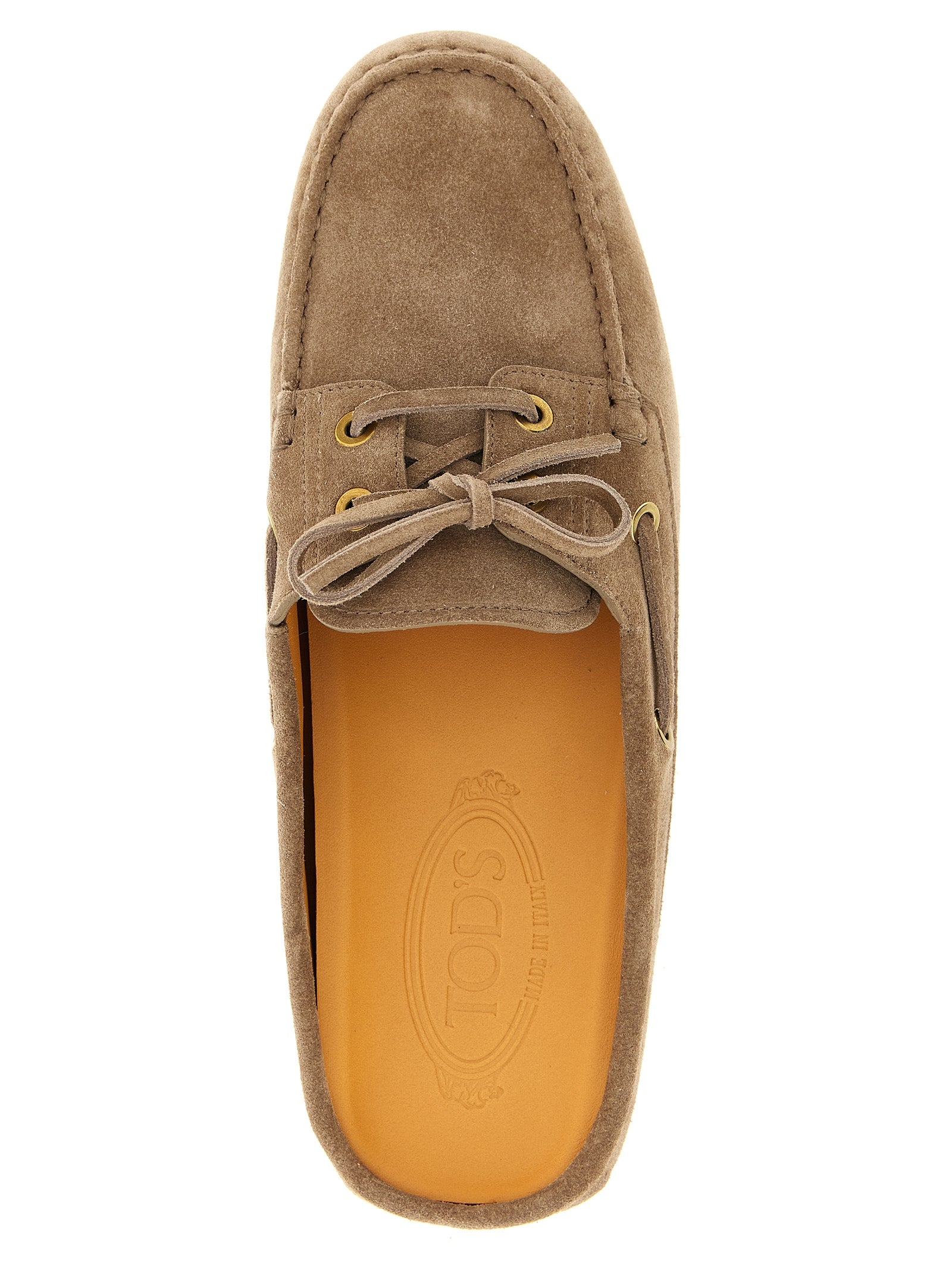 Tod's Beige Calfskin Flats Curated Luxury Accessories by Orvyn