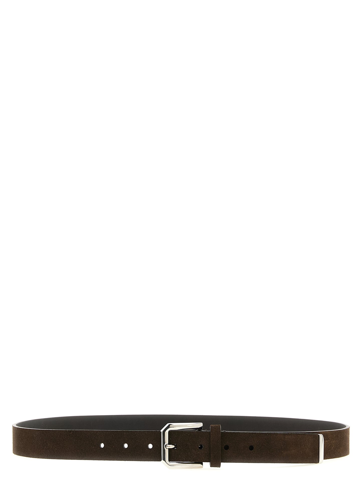 Brunello Cucinelli Brown Bull Skin Regular Belt Curated Luxury Accessories by Orvyn