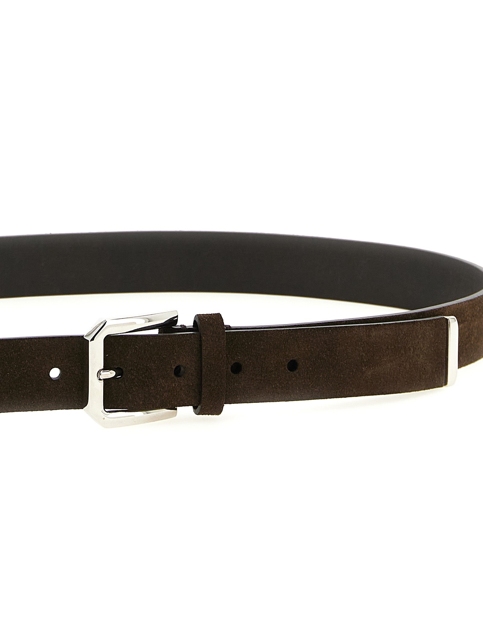 Brunello Cucinelli Brown Bull Skin Regular Belt Curated Luxury Accessories by Orvyn