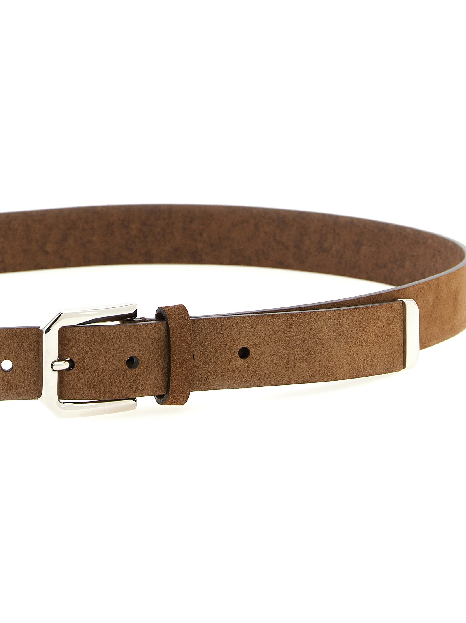 Brunello Cucinelli Brown Bull Skin Regular Belt Curated Luxury Accessories by Orvyn