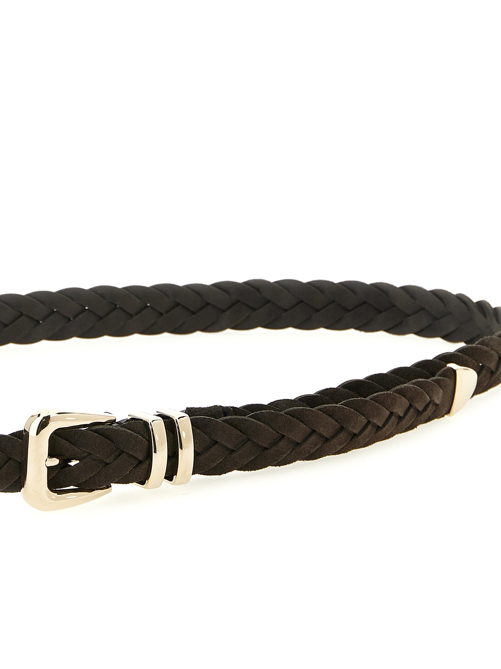 Brunello Cucinelli Brown Bull Skin Belt Curated Luxury Accessories by Orvyn