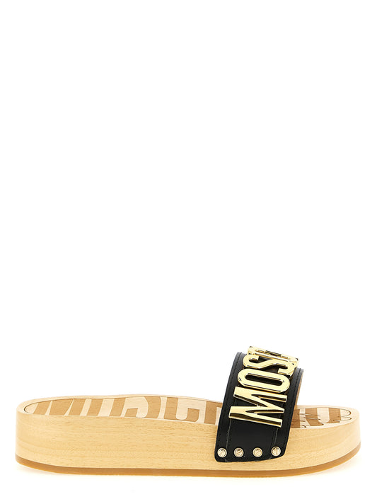 Moschino Black Sandals schwarz