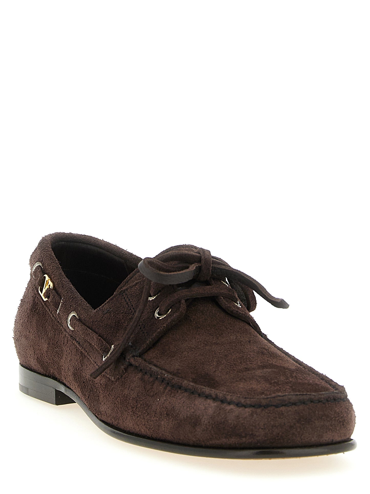 Valentino Garavani Brown Cowhide Slip-On Loafers Curated Luxury Accessories by Orvyn