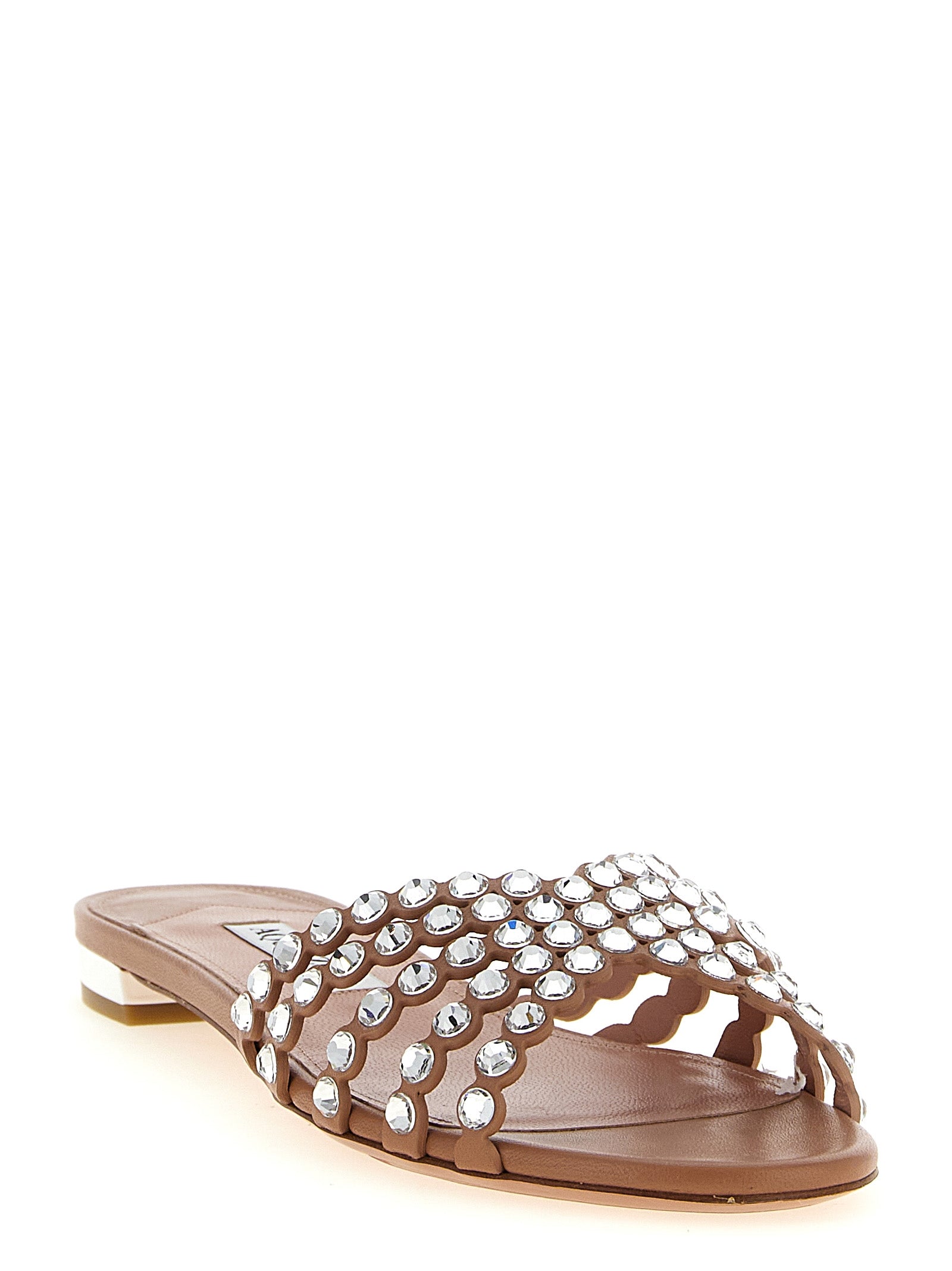 Aquazzura Multicolor 'S Dazzling' Slides