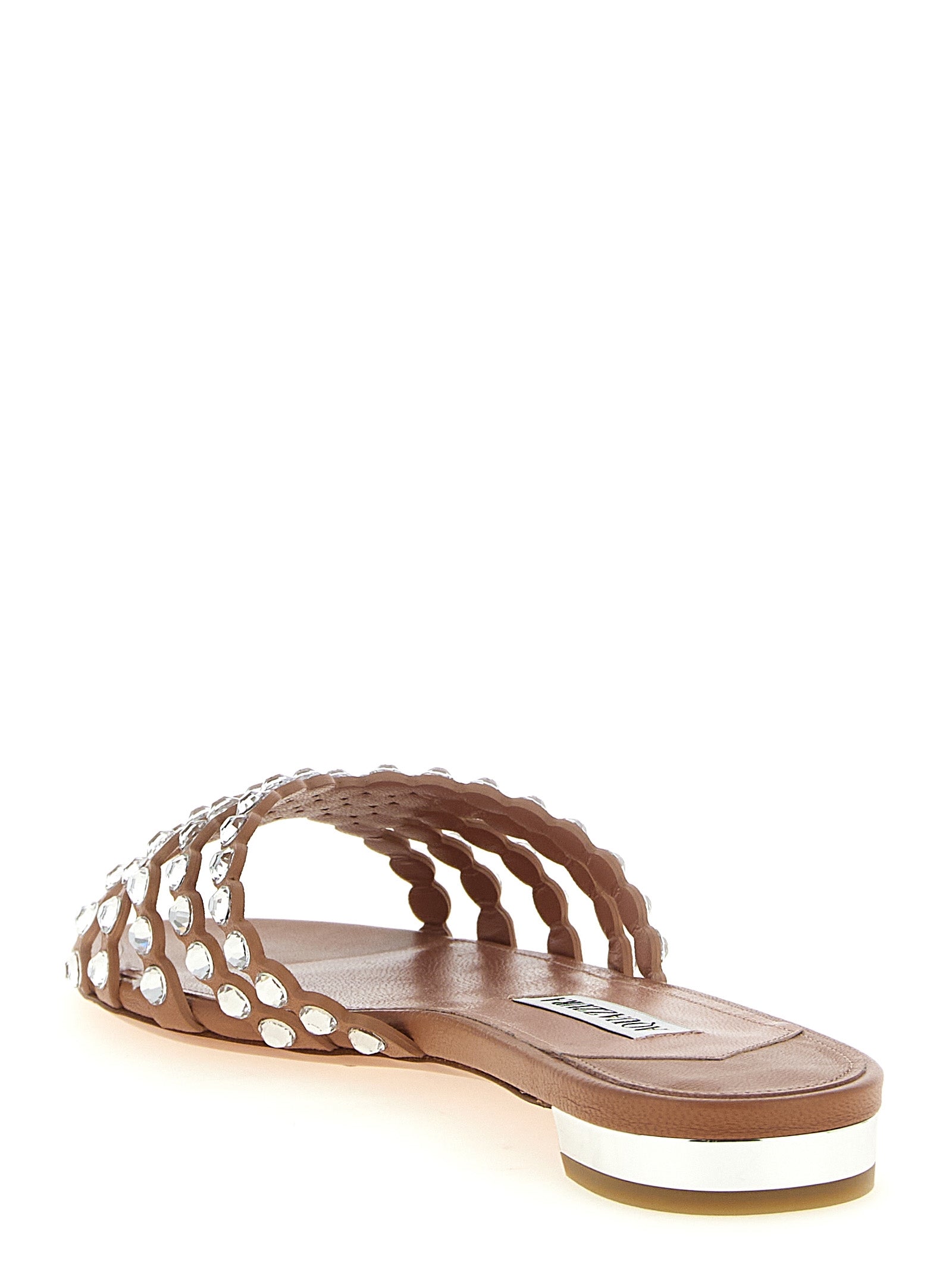 Aquazzura Multicolor 'S Dazzling' Slides