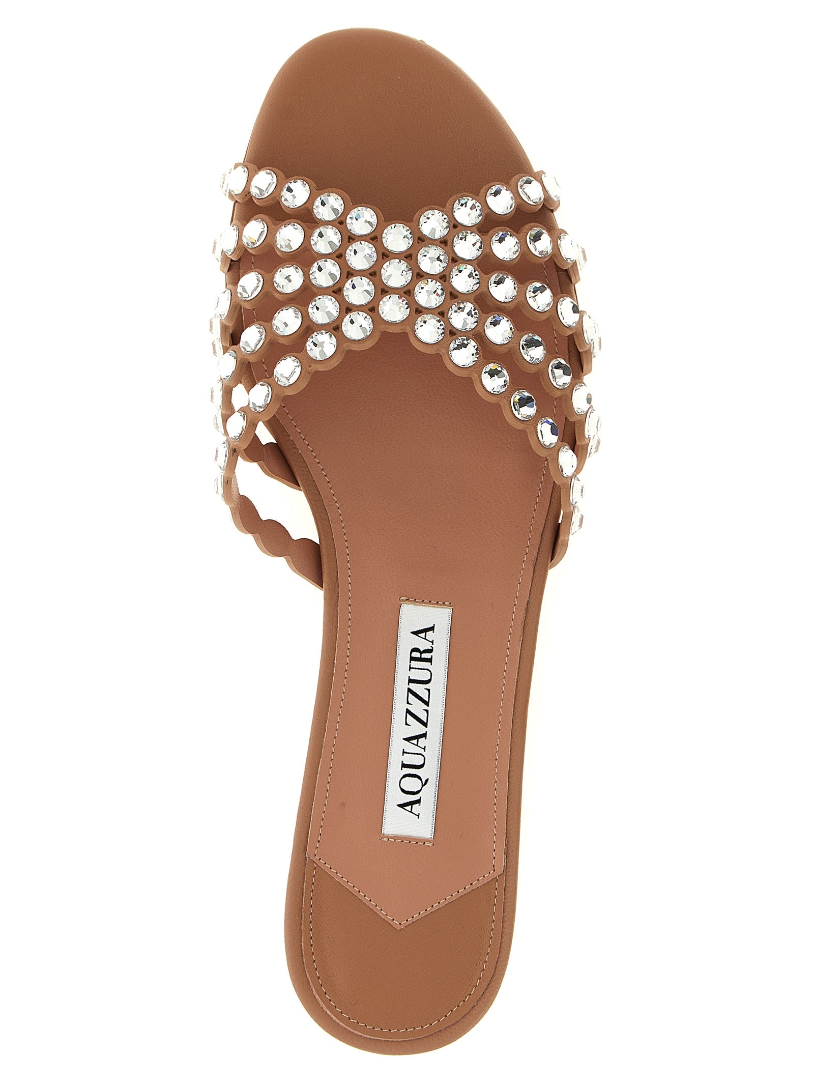 Aquazzura Multicolor 'S Dazzling' Slides