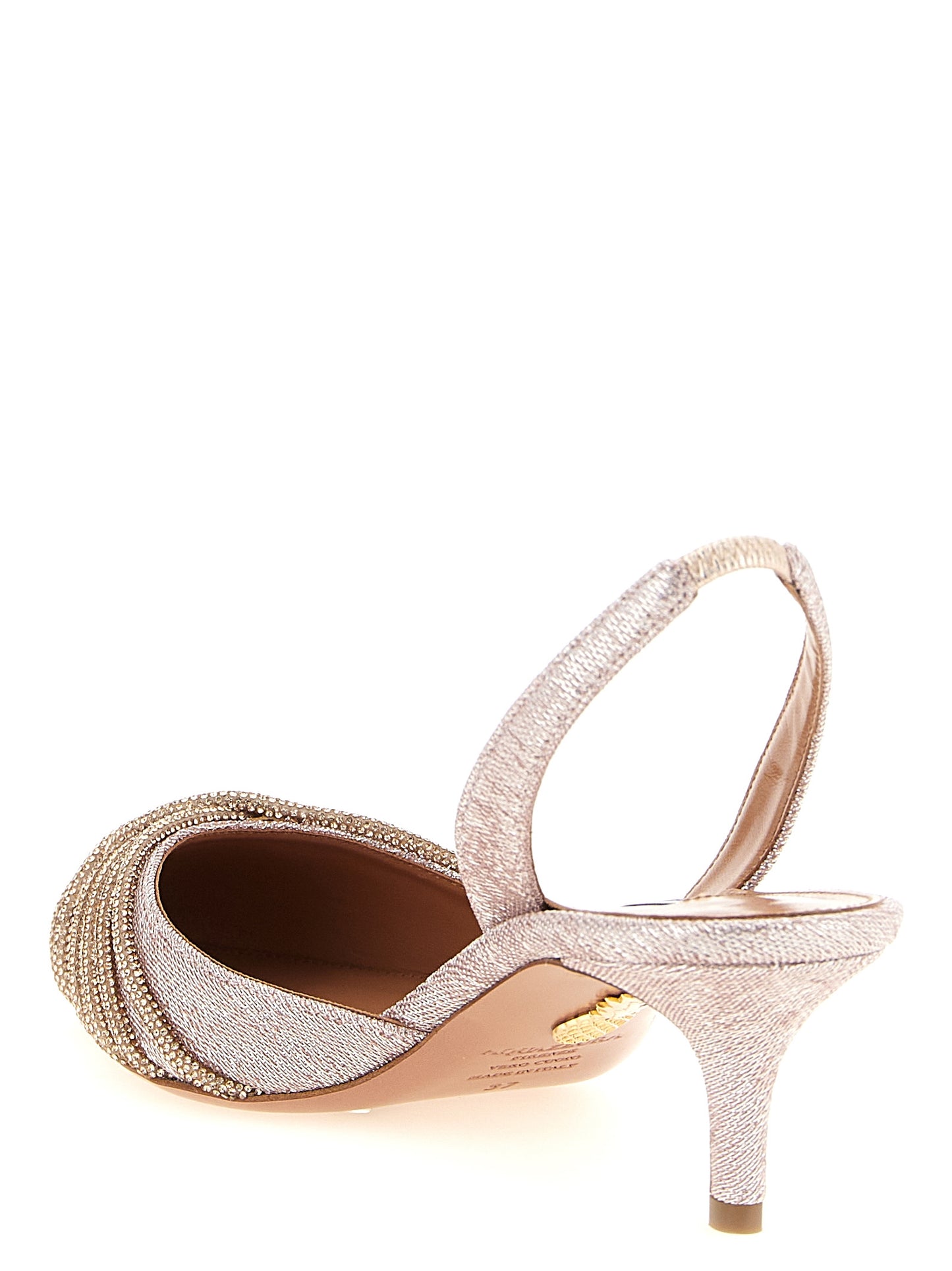 Aquazzura Multicolor Textile Mid Heel Pumps Curated Luxury Accessories by Orvyn