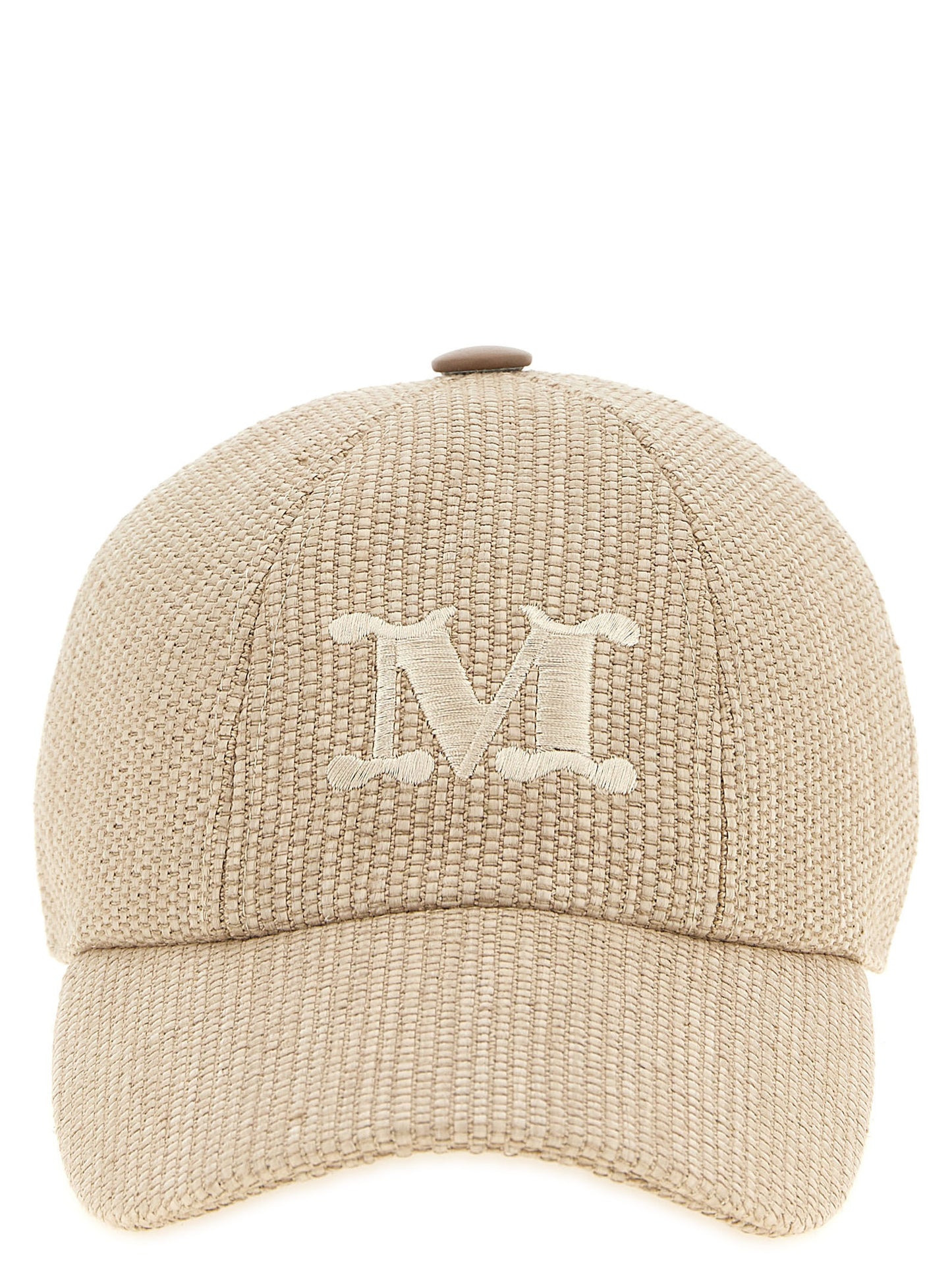 Max Mara Beige Cotton Cap (Baseball Hat) Curated Luxury Accessories by Orvyn