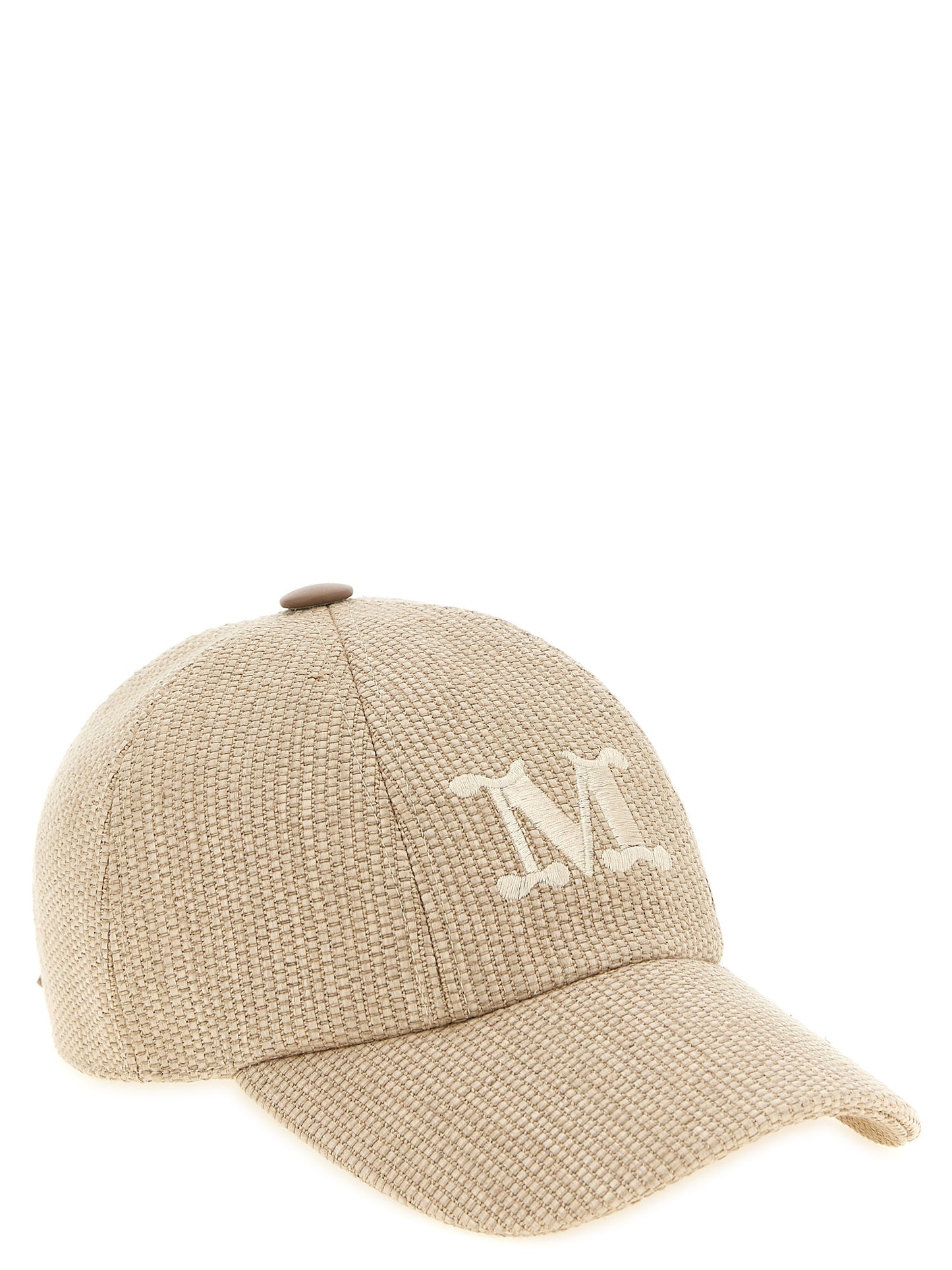 Max Mara Beige Cotton Cap (Baseball Hat) Curated Luxury Accessories by Orvyn