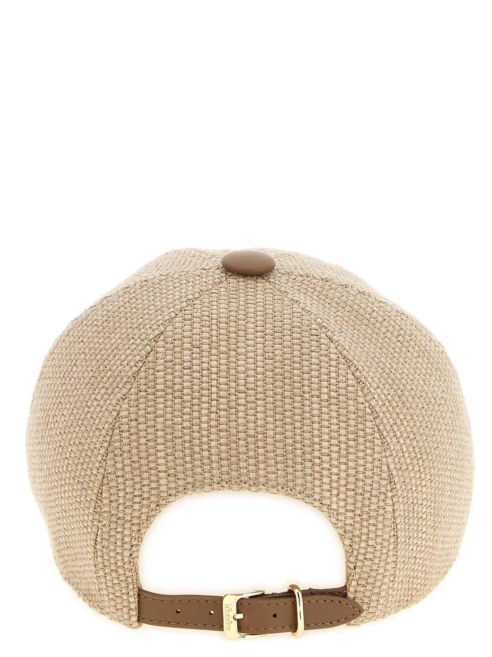 Max Mara Beige Cotton Cap (Baseball Hat) Curated Luxury Accessories by Orvyn