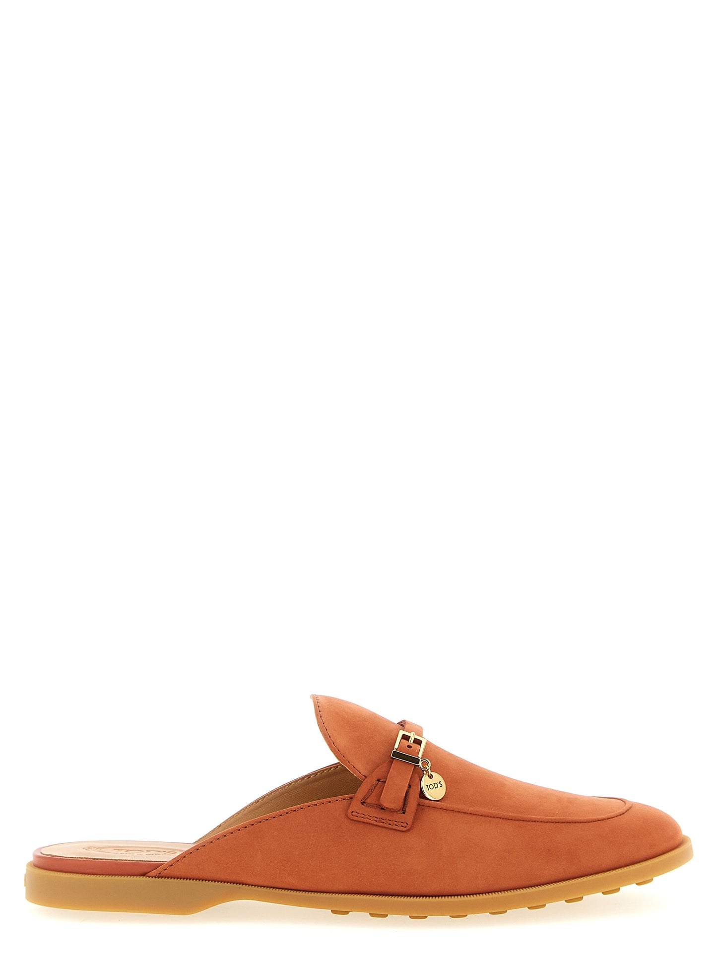 Tod's Orange Calfskin Mules Curated Luxury Accessories by Orvyn