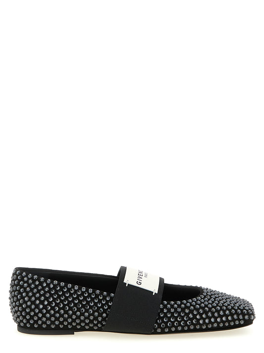 Givenchy Black Calfskin Ballet Flats Curated Luxury Accessories by Orvyn