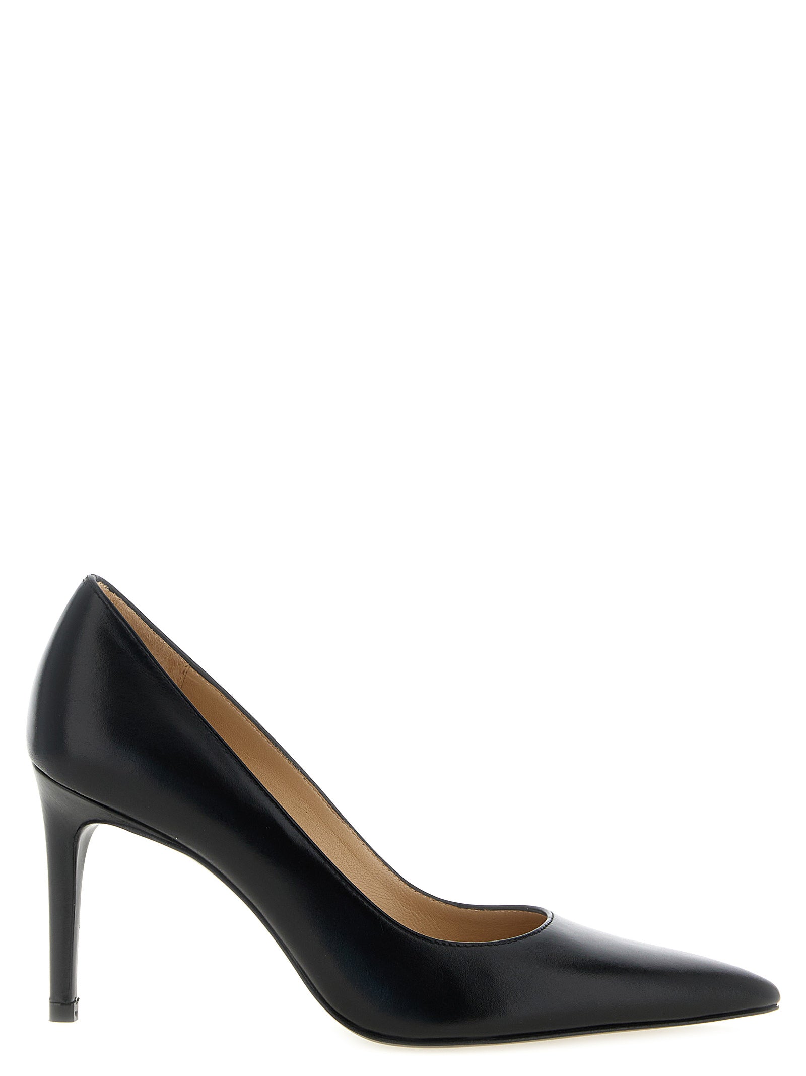 Stuart Weitzman Black Calfskin High Heel Pumps Curated Luxury Accessories by Orvyn