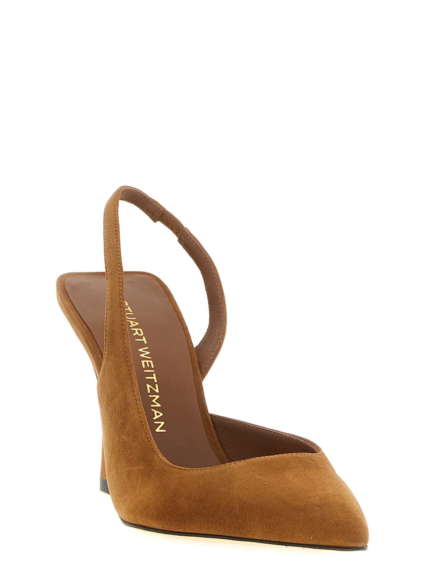 Stuart Weitzman Brown Goatskin High Heel Pumps Curated Luxury Accessories by Orvyn