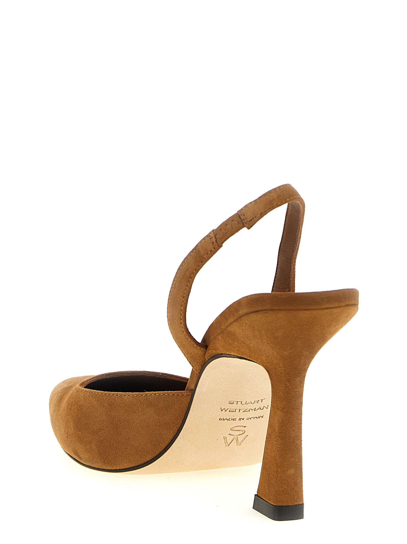 Stuart Weitzman Brown Goatskin High Heel Pumps Curated Luxury Accessories by Orvyn