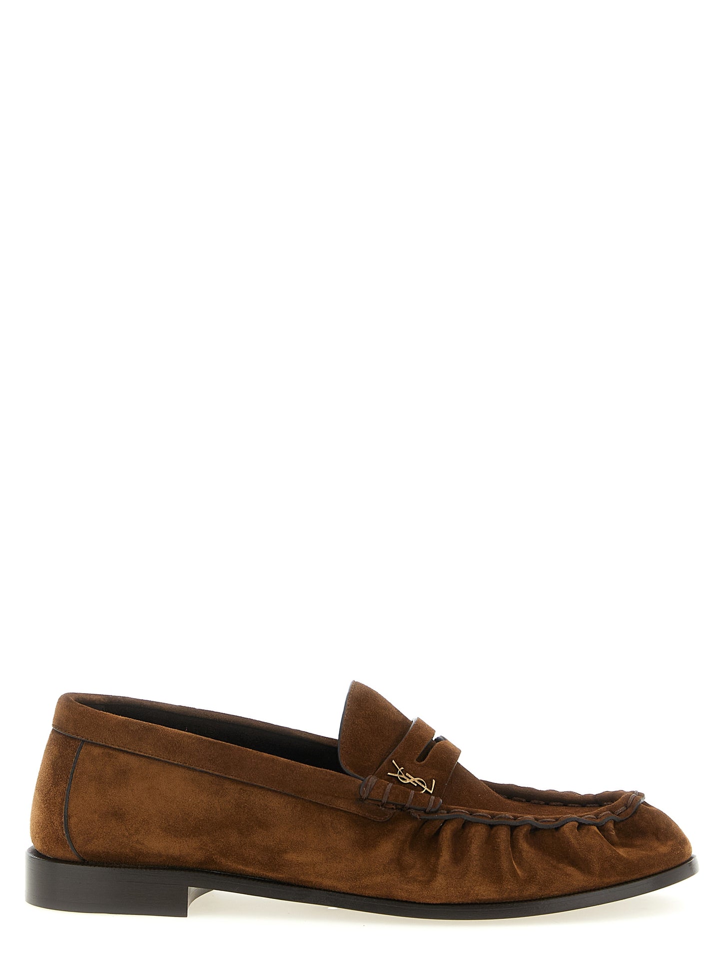Saint Laurent Brown 'Le Loafer' Loafers braun