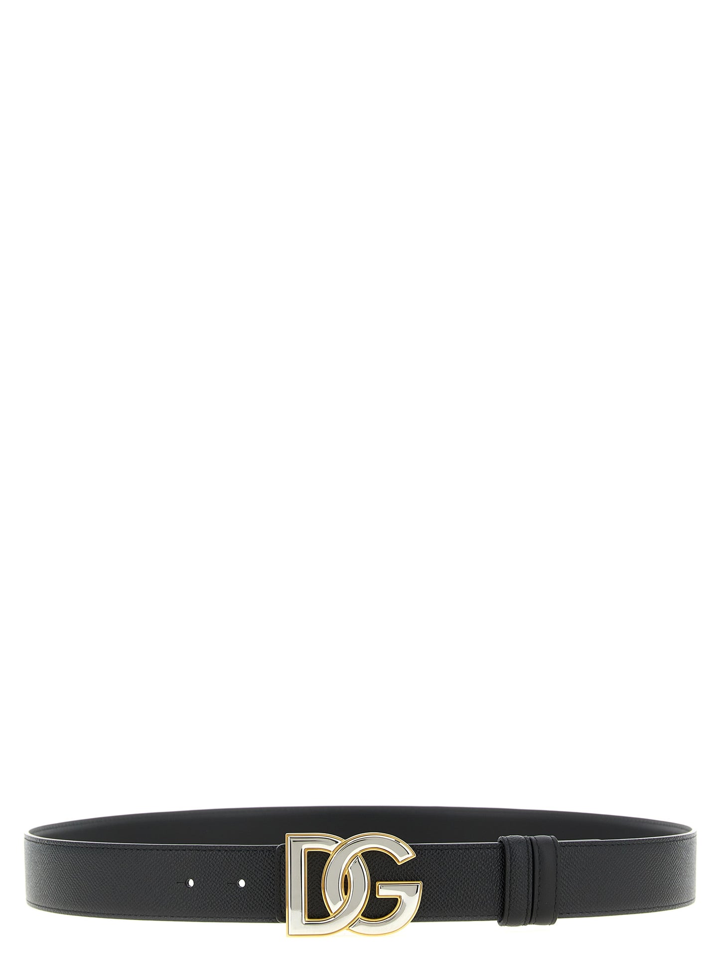 Dolce & Gabbana Black Calfskin Regular Belt Curated Luxury Accessories by Orvyn