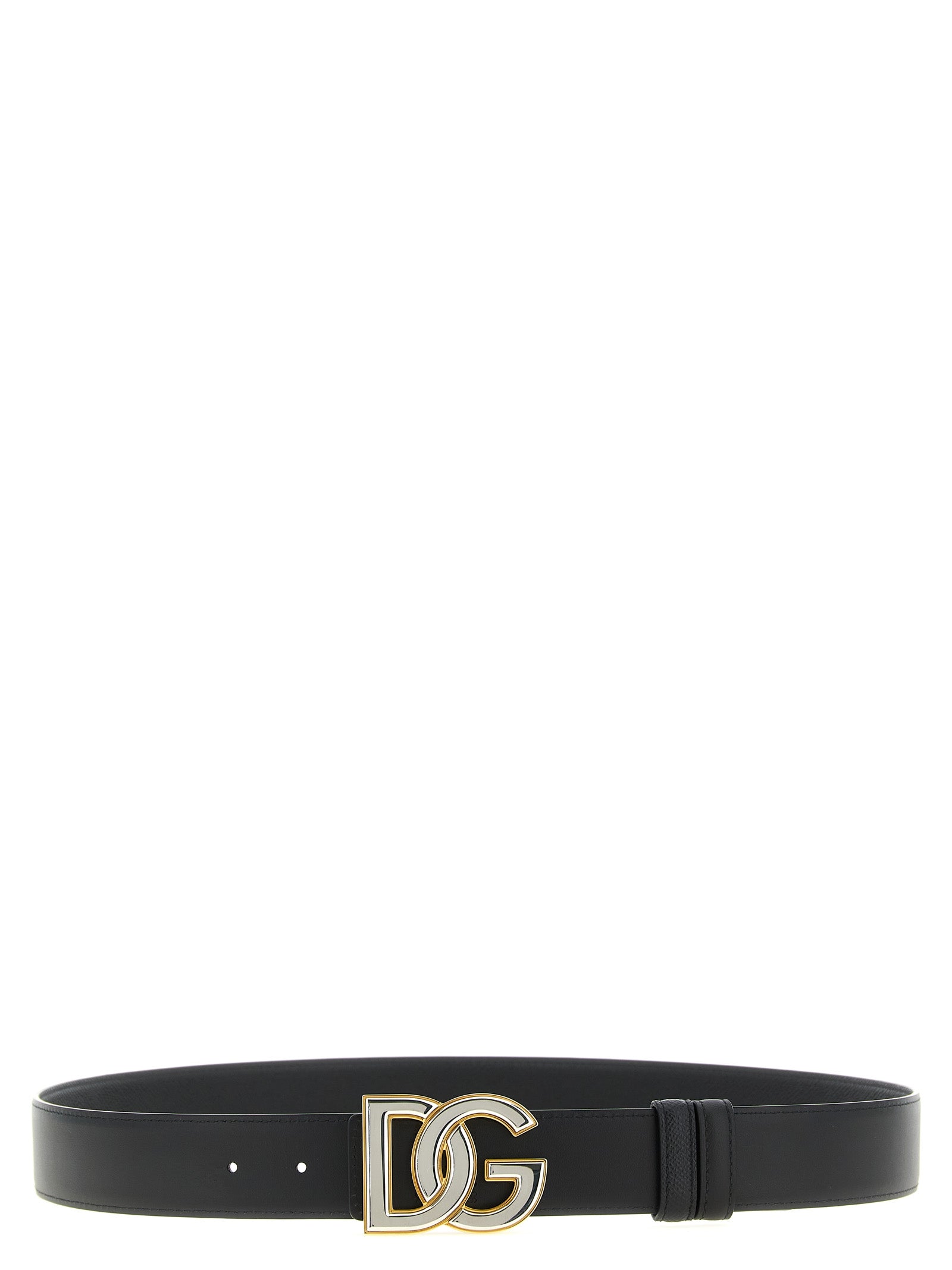 Dolce & Gabbana Black Calfskin Regular Belt Curated Luxury Accessories by Orvyn